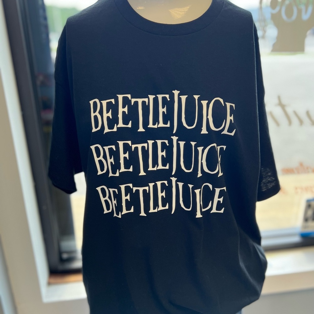 Brand new unisex T-shirt Beetlejuice Beetlejuice Beetlejuice
